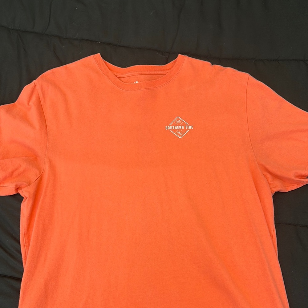 Southern Tide Orange Short Sleeve Tee